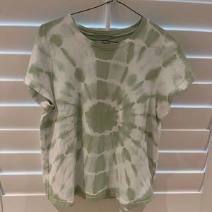 Madewell light green tie dye top